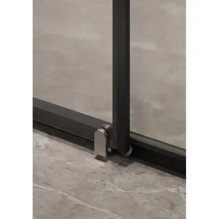 Душевая дверь в нишу Timo T02 120 см чёрный